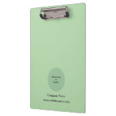 シンプルパーソナライズされたカスタムLEDグリーン クリップボード (左)