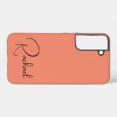 シンプルパーソナライズされたサムスンギャラクシーケース SAMSUNG GALAXYケース (裏面横)