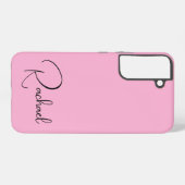 シンプルパーソナライズされたサムスンギャラクシーケース SAMSUNG GALAXYケース (裏面横)