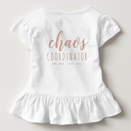 シンプルパーソナライズされたフード付きスウェットシャツ |バラ金ゴールド パーカ (裏面)