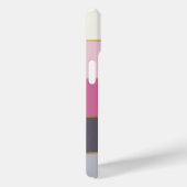 シンプルパーソナライズされたモダンストライプ Case-Mate iPhoneケース (裏面 / 右)