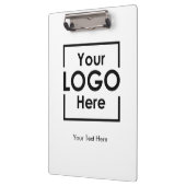 シンプルパーソナライズされたロゴ文字企業の クリップボード (左)