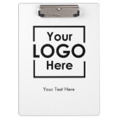 シンプルパーソナライズされたロゴ文字企業の クリップボード (正面)