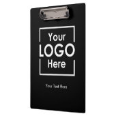 シンプルパーソナライズされたロゴ文字企業の クリップボード (左)