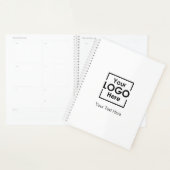 シンプルパーソナライズされたロゴ文字企業の プランナー手帳 (ディスプレー)