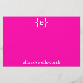 シンプルパーソナライズされた固定 便箋