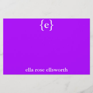 シンプルパーソナライズされた固定 便箋