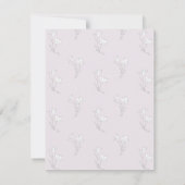 シンプルパーソナライズされた文具フラットノートカード ノートカード (裏面)