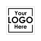 シンプルパーソナライズされたBusiness Logo Company Brand ラバースタンプ (インプリント)