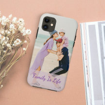 シンプルパーソナライズされたFamily Photo iPhone Case