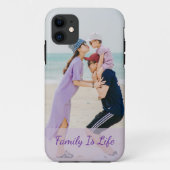 シンプルパーソナライズされたFamily Photo iPhone Case Case-Mate iPhoneケース (裏面)