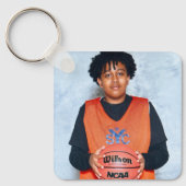 シンプルパーソナライズされたPhoto Keychain キーホルダー (正面)