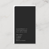 シンプルパーソナルプロフェッショナルQRコードネットワーク 名刺 (裏面)