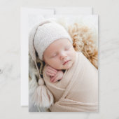 シンプルパーティの招待状&シーベビーシャワー 招待状 (裏面)