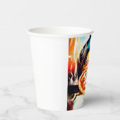 シンプルパーティーピザ誕生日 紙コップ (右)