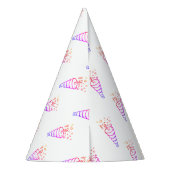 シンプルパーティー帽子 パーティーハット (裏面)