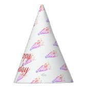 シンプルパーティー帽子 パーティーハット (右)