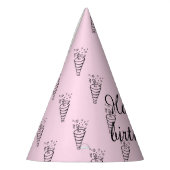 シンプルパーティー帽子 パーティーハット (左)