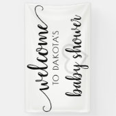 シンプルパーティー歓迎 |編集可能なブラックスクリプトハート 横断幕 (縦)