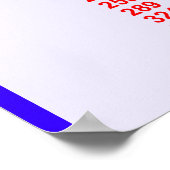 シンプルパーフェクト正方形グラフ ポスター (角)