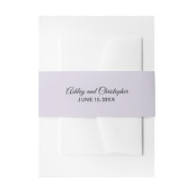 シンプルパープル薄紫結婚ズベリーバンド