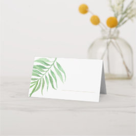 シンプルパームリーフ座席表 プレイスカード