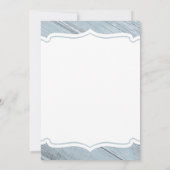 シンプルヒトデビーチ結婚式招待状 招待状 (裏面)