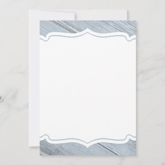 シンプルヒトデビーチ結婚式招待状 招待状 (裏面)