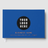 シンプルビジネスのロゴとWebサイモダント ゲストブック (正面)