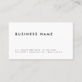 シンプルビジネスの複数日付の最小化 予約カード (正面)