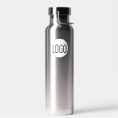 シンプルビジネスカスタムロゴQRコードWebサイト ウォーターボトル (左面)