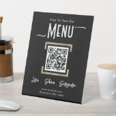 シンプルビジネスメニュー接続台座標識 台座サイン (インサイチュ)