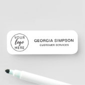 シンプルビジネスロゴのミニマルエレガントリスト 名札 (インサイチュ)