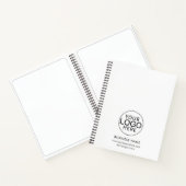 シンプルビジネスロゴの移企業の動スワッグ ノートブック (内部)