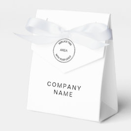 シンプルビジネスロゴQRコード任意の色マーケティング フェイバーボックス