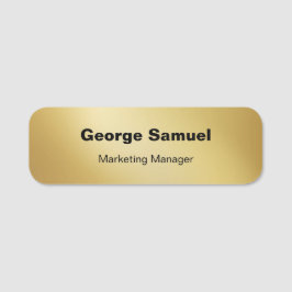 シンプルビジネス従業員クラシック名タグ 名札