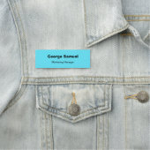 シンプルビジネス従業員クラシック名タグ 名札 (インサイチュ)