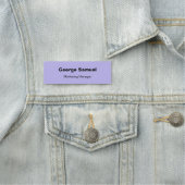 シンプルビジネス従業員クラシック名タグ 名札 (インサイチュ)