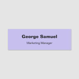 シンプルビジネス従業員クラシック名タグ 名札