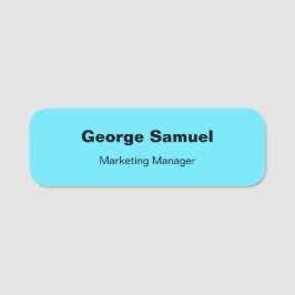 シンプルビジネス従業員クラシック名タグ 名札