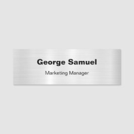 シンプルビジネス従業員クラシック名タグ 名札