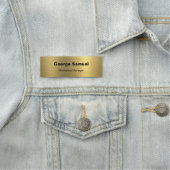 シンプルビジネス従業員クラシック名タグ 名札 (インサイチュ)