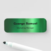 シンプルビジネス従業員クラシック名タグ 名札 (インサイチュ)
