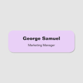 シンプルビジネス従業員クラシック名タグ 名札