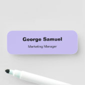 シンプルビジネス従業員クラシック名タグ 名札 (インサイチュ)