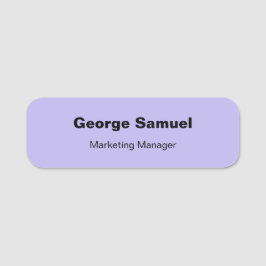 シンプルビジネス従業員クラシック名タグ 名札