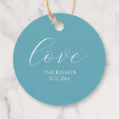 シンプルビーチ宗教メッセージカード フェイバータグ (裏面)