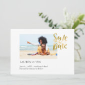 シンプルビーチ日付の保存 セーブザデート (スタンド正面)