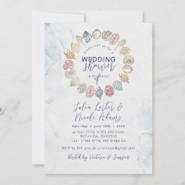 シンプルビーチ海シーセルリース結婚ズ 招待状