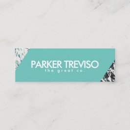 シンプルビーチ海色 スキニー名刺